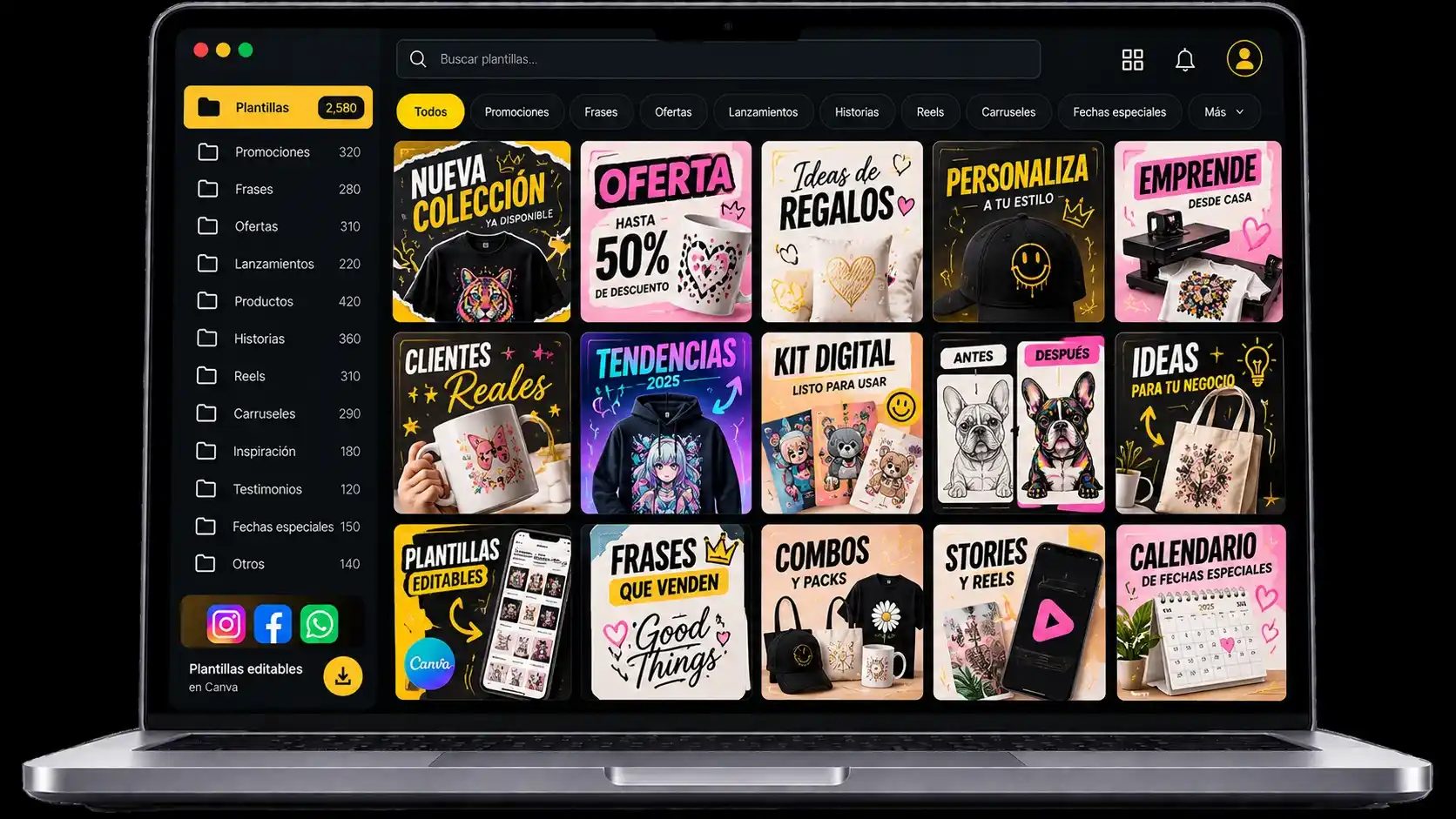 Pack de redes sociales