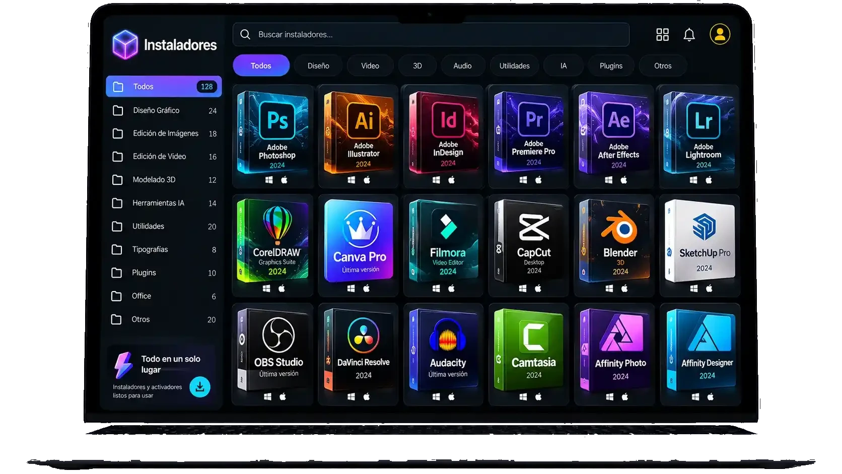 Pack de instaladores