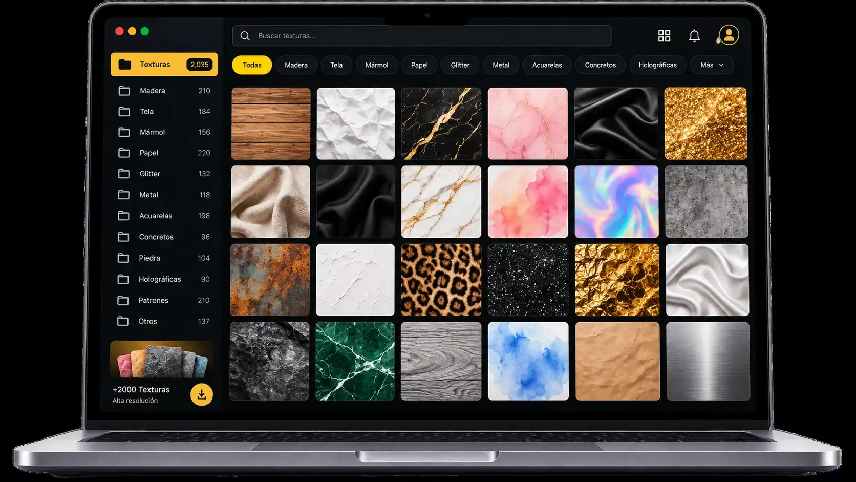 Pack de +2000 texturas